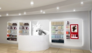 salon retail by beauty planet salon design